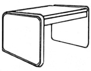 Panel Leg Square Table